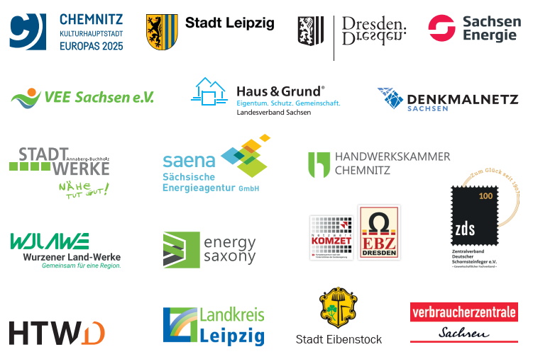 Logos der Kooperationspartner der Sächsischen Energietage 2025