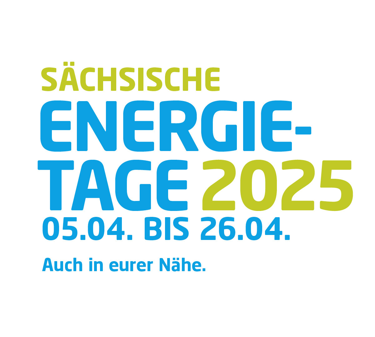 Sächsische Energietage 2025 – vom 05.04. bis 26.04. Auch in eurer Nähe.